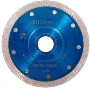 Диск алмазный Hilberg Turbo X-тип HM402 Ультра тонкий 125 мм