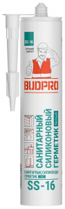 Герметик санитарный BUDPRO SS-16 БЕЛЫЙ 240 мл.