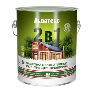 АКВАТЕКС Защитный состав для дерева 3 литра Рябина
