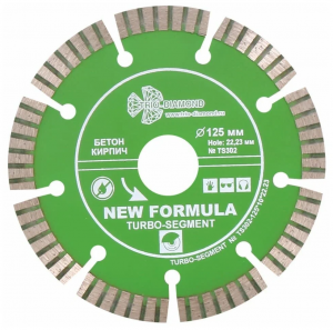 Диск алмазный Trio-Diamond Turbo-Segment TS302 125 мм