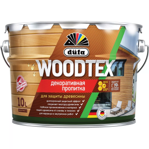 Пропитка для защиты древесины DUFA Woodtex 10 литров  Бесцветная