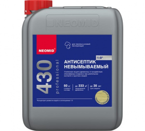 Антисептик невымываемый 430 ECO 5л НЕОМИД 